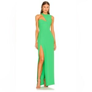 Amanda Uprichard x REVOLVE Gilda Gown in Grass